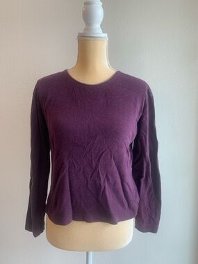 Cherokee Purple Long-Sleeve Crewneck Top